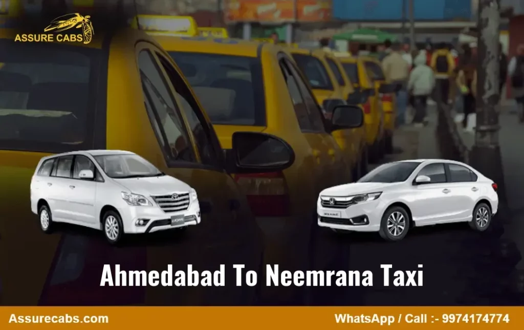 Ahmedabad To Neemrana Taxi