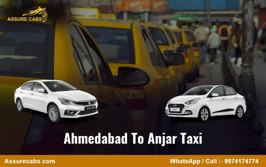 ahmedabad to anjar taxi