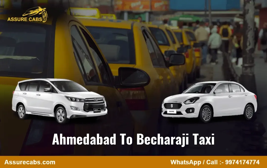 ahmedabad to becharaji taxi