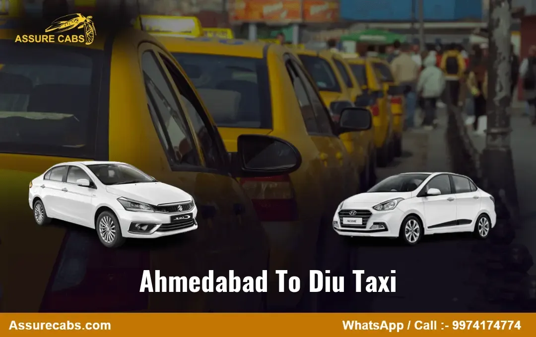 ahmedabad to diu taxi