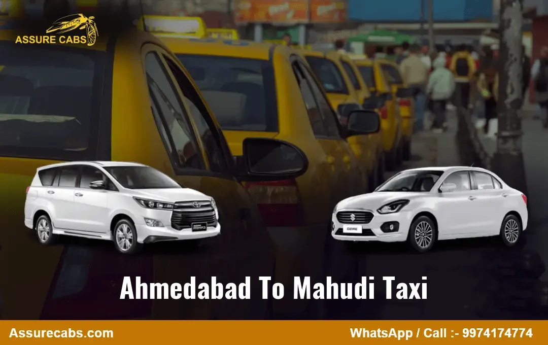 ahmedabad to mahudi taxi