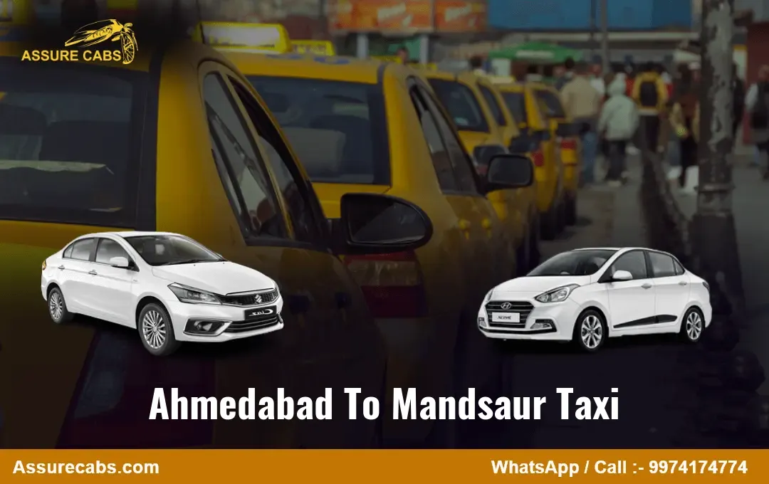 ahmedabad to mandsaur taxi
