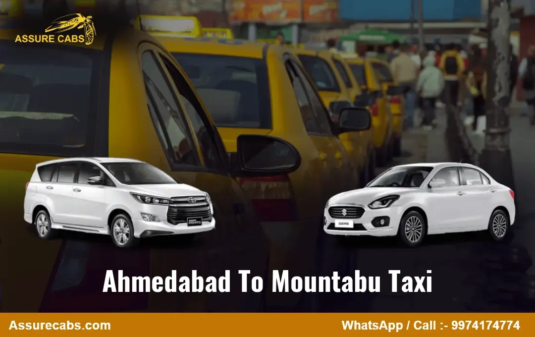 ahmedabad to mountabu taxi