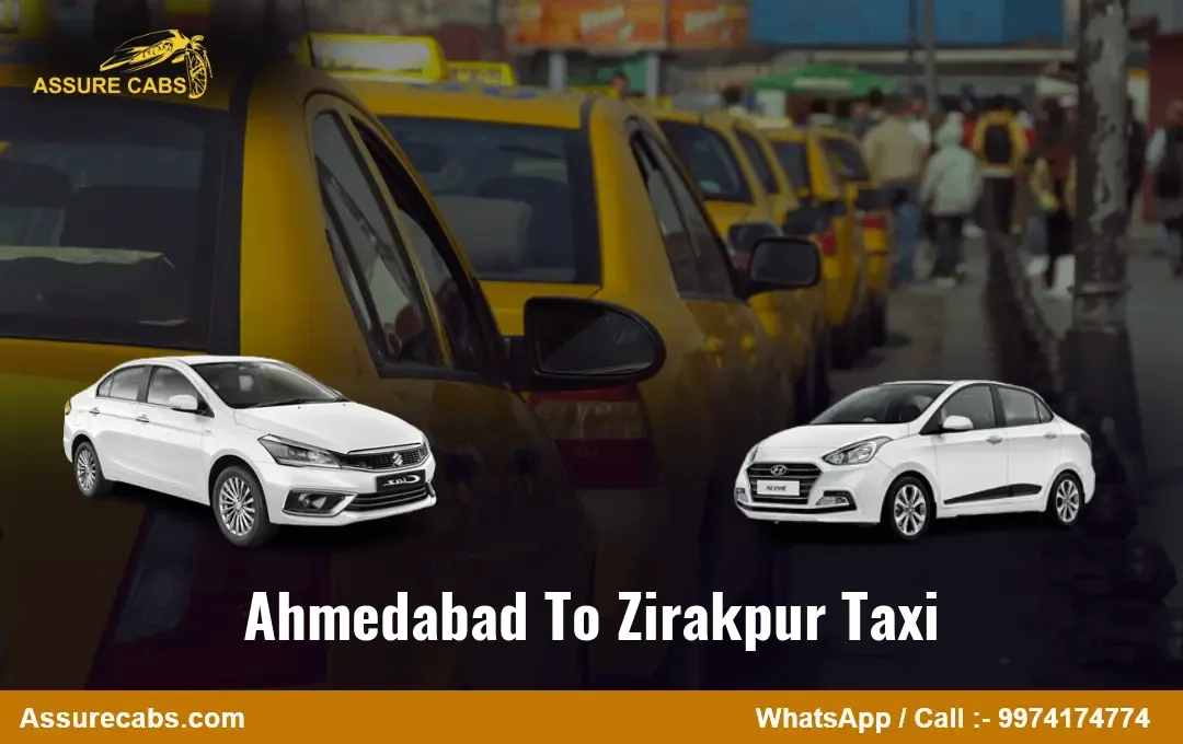ahmedabad to zirakpur taxi